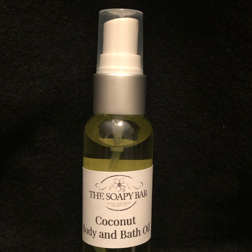 Coconut Fragranced Bath and Body Oil 2 oz
